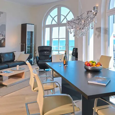 Apartmán Strandschloss Ferienwohnung Ocean Cloud Direkt Am Strand Binz
